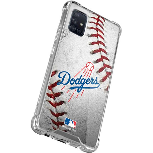 MLB Los Angeles Dodgers Game Ball Galaxy A71 5G Clear Case
