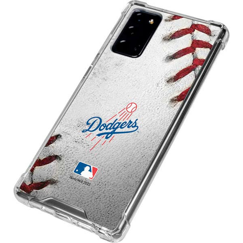 MLB Los Angeles Dodgers Game Ball Galaxy Note20 5G Clear Case