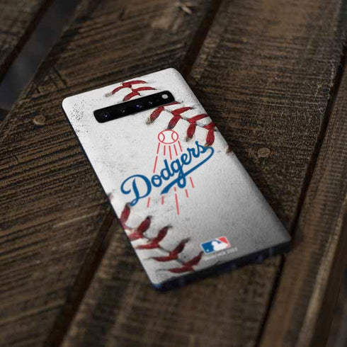 MLB Los Angeles Dodgers Game Ball Galaxy S10 Plus Skin
