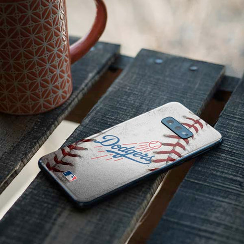 MLB Los Angeles Dodgers Game Ball Galaxy S10e Skin