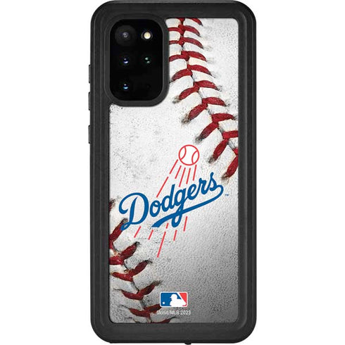 MLB Los Angeles Dodgers Game Ball Galaxy S20 Plus Waterproof Case