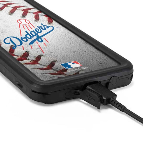 MLB Los Angeles Dodgers Game Ball Galaxy S20 Waterproof Case