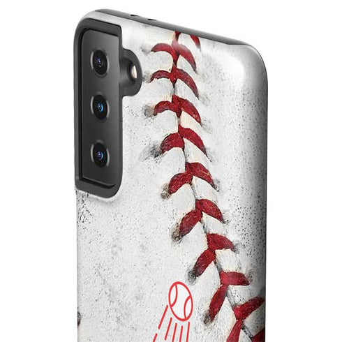 MLB Los Angeles Dodgers Game Ball Galaxy S21 Plus 5G Pro Case