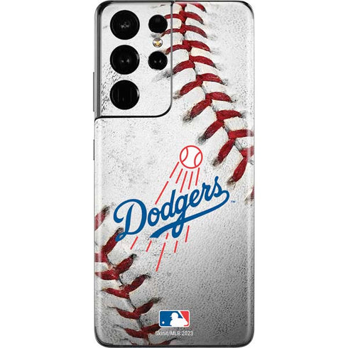 MLB Los Angeles Dodgers Game Ball Galaxy S21 Ultra 5G Skin