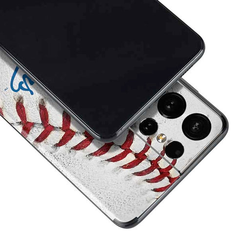 MLB Los Angeles Dodgers Game Ball Galaxy S21 Ultra 5G Skin
