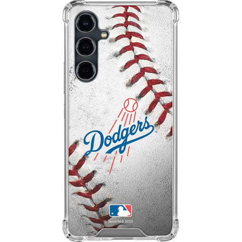 MLB Los Angeles Dodgers Game Ball Galaxy S23 FE Clear Case