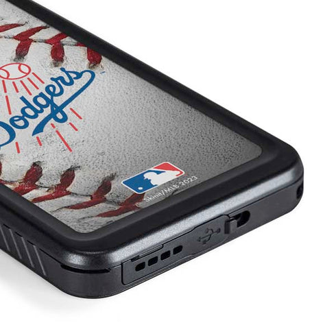 MLB Los Angeles Dodgers Game Ball Galaxy S23 Plus Waterproof Case