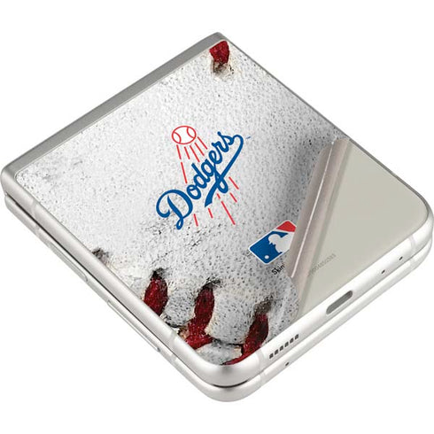 MLB Los Angeles Dodgers Game Ball Galaxy Z Flip3 5G Skin