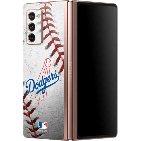 MLB Los Angeles Dodgers Game Ball Galaxy Z Fold2 5G Skin