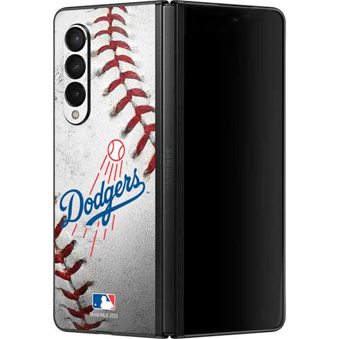 MLB Los Angeles Dodgers Game Ball Galaxy Z Fold3 5G Skin