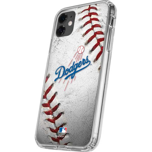 MLB Los Angeles Dodgers Game Ball iPhone 11 Clear Case
