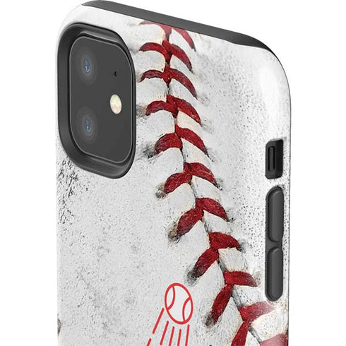 MLB Los Angeles Dodgers Game Ball iPhone 11 Impact Case