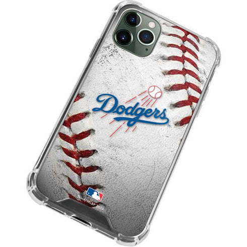 MLB Los Angeles Dodgers Game Ball iPhone 11 Pro Max Clear Case