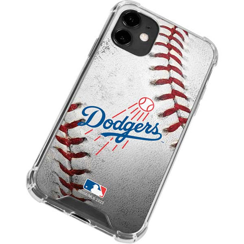 MLB Los Angeles Dodgers Game Ball iPhone 12 Clear Case
