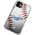 MLB Los Angeles Dodgers Game Ball iPhone 12 Clear Case