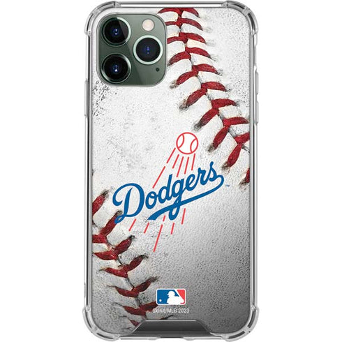 MLB Los Angeles Dodgers Game Ball iPhone 12 Pro Clear Case