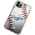 MLB Los Angeles Dodgers Game Ball iPhone 12 Pro Max Clear Case