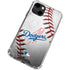 MLB Los Angeles Dodgers Game Ball iPhone 13 Clear Case