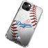 MLB Los Angeles Dodgers Game Ball iPhone 13 Mini Clear Case