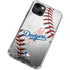MLB Los Angeles Dodgers Game Ball iPhone 14 Plus Clear Case