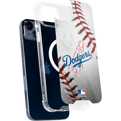 MLB Los Angeles Dodgers Game Ball iPhone 15 Plus MagSafe Case