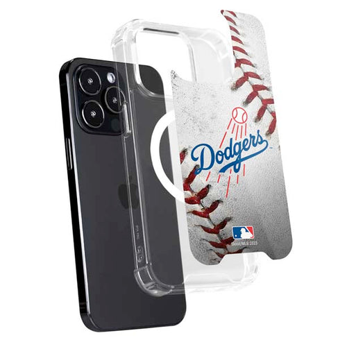 MLB Los Angeles Dodgers Game Ball iPhone 15 Pro MagSafe Case
