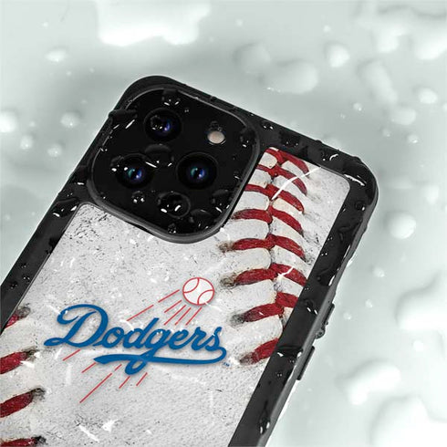 MLB Los Angeles Dodgers Game Ball iPhone 14 Pro Max Waterproof Case