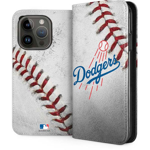 MLB Los Angeles Dodgers Game Ball iPhone 15 Pro Folio Case