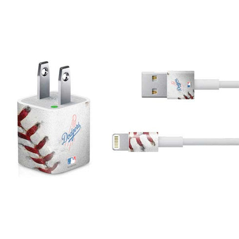 MLB Los Angeles Dodgers Game Ball iPhone Charger (5W USB) Skin