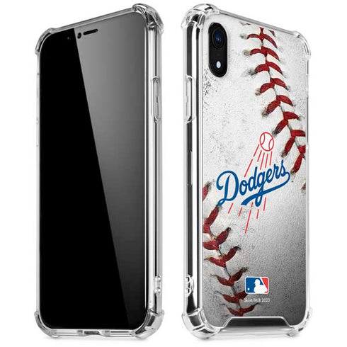 MLB Los Angeles Dodgers Game Ball iPhone XR Clear Case