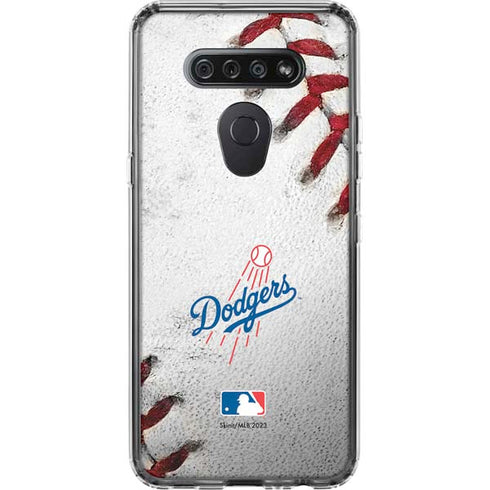 MLB Los Angeles Dodgers Game Ball LG K51/Q51 Clear Case