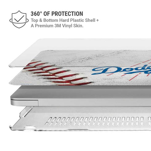 MLB Los Angeles Dodgers Game Ball MacBook Air 13in M1 (2021) Case plus Skin