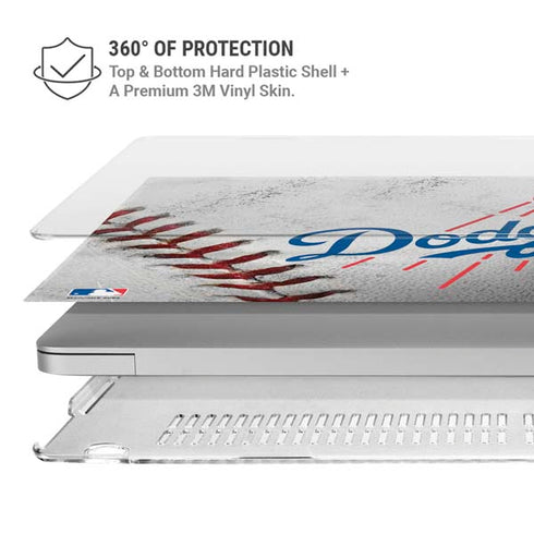 MLB Los Angeles Dodgers Game Ball MacBook Air 15in (2023-2025) Case plus Skin