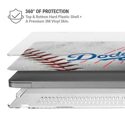 MLB Los Angeles Dodgers Game Ball MacBook Pro 16in (2021-25) Case plus Skin