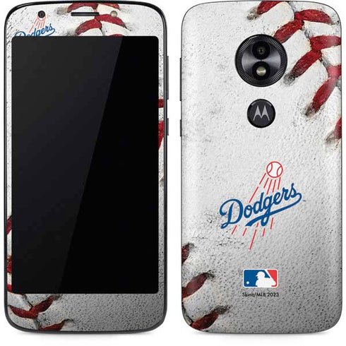 MLB Los Angeles Dodgers Game Ball Moto E5 Play Skin