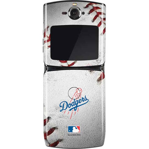 MLB Los Angeles Dodgers Game Ball Motorola RAZR Skin