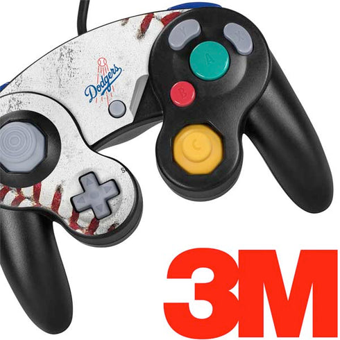 MLB Los Angeles Dodgers Game Ball Nintendo GameCube Controller Skin