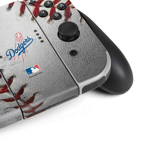 MLB Los Angeles Dodgers Game Ball Nintendo Switch OLED (2021) Skin