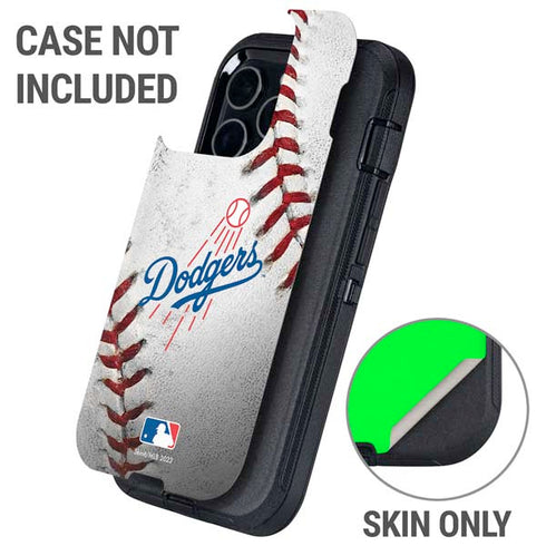 MLB Los Angeles Dodgers Game Ball Otterbox Defender iPhone Skin