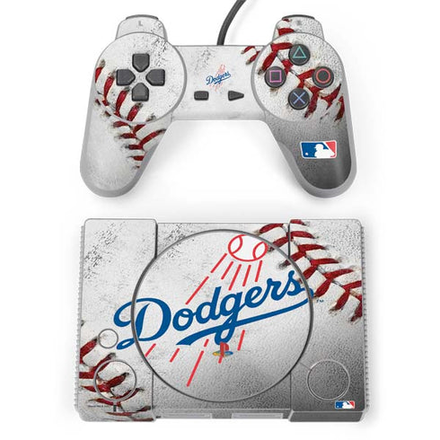 MLB Los Angeles Dodgers Game Ball PlayStation Classic Bundle Skin