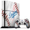 MLB Los Angeles Dodgers Game Ball PS4 Console and Controller Bundle Skin