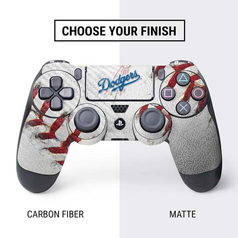 MLB Los Angeles Dodgers Game Ball PS4 Controller Skin