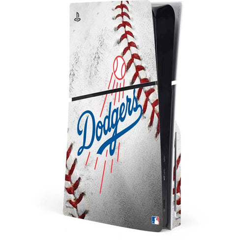 MLB Los Angeles Dodgers Game Ball PS5 Slim Disk Console Skin