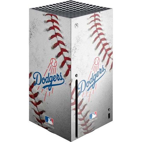 MLB Los Angeles Dodgers Game Ball Xbox Series X Console Skin