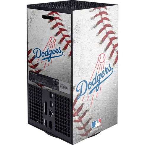 MLB Los Angeles Dodgers Game Ball Xbox Series X Console Skin