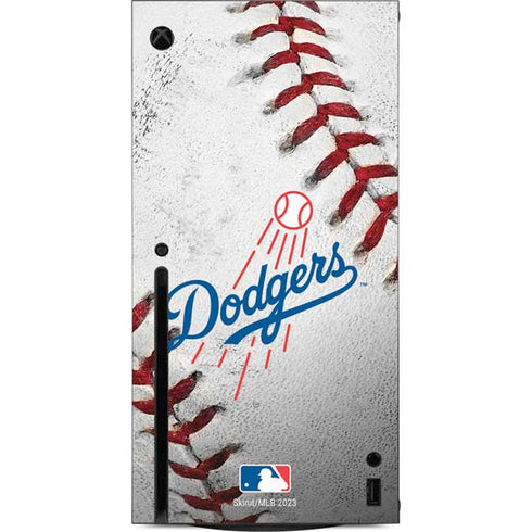 MLB Los Angeles Dodgers Game Ball Xbox Series X Console Skin