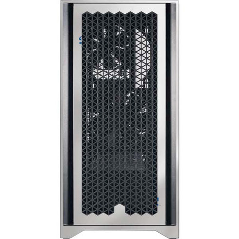 MLB Los Angeles Dodgers Home Jersey Corsair 4000D Tempered Glass Mid-Tower ATX Case Skin