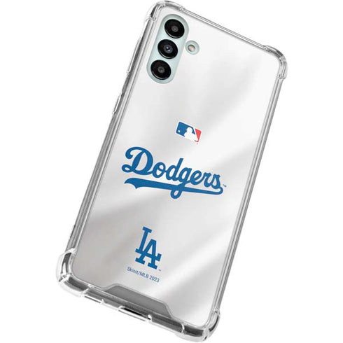 MLB Los Angeles Dodgers Home Jersey Galaxy A13 5G Clear Case