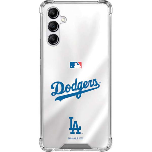 MLB Los Angeles Dodgers Home Jersey Galaxy A14 5G Clear Case