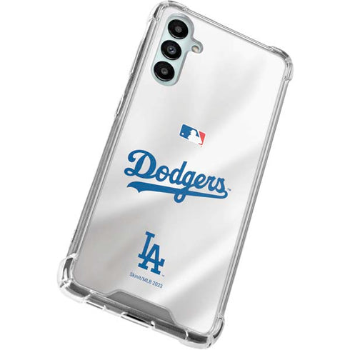 MLB Los Angeles Dodgers Home Jersey Galaxy A14 5G Clear Case